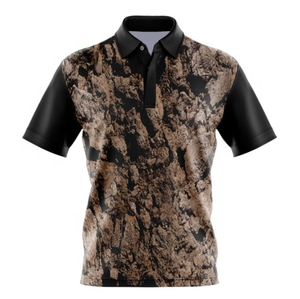 Golf à manches courtes pour hommes personnalisé solide pour chemise de haute qualité 100% coton Jersey respirant Sublimation impression numérique - Product Image 4