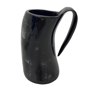Las Mejores Tazas Clásicas Talladas en Cuerno de Búfalo con Diseño de Lobo y Símbolo Vikingo, Forma Natural, Artículos de Colección para el Hogar - Product Image 4