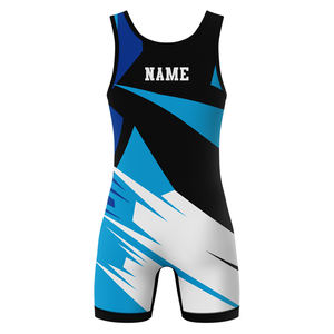 ชุดซิงเกิลเล็ตสำหรับนักมวยปล้ำชาย คุณภาพดีเยี่ยม ทนทาน ระบายอากาศได้ดี ยืดหยุ่น น้ำหนักเบา แห้งเร็ว ผลิตจากผ้าสแปนเด็กซ์/โพลีเอสเตอร์ สำหรับผู้ใหญ่ ราคาสมเหตุสมผล - Product Image 2