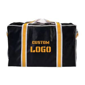Sac de sport de hockey sur glace de grande capacité personnalisé OEM ODM, style week-end, bagage à main, équipement enduit de PVC pour les joueurs - Product Image 1