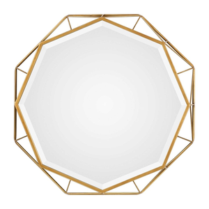 Antique Design Custom Shape Wall Mirror Home Decorative Wall Mounted Mirror Exclusive Quality Metal Mirror <b>Frame</b> At Good Price - Product Image 2