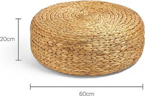 Nouveau choix pour la maison naturel jonc de mer rond pouf décor maison OEM conception personnaliser à la main de l'usine du Vietnam - Product Image 3