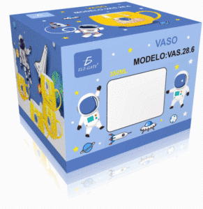 Tazza in Ceramica con Disegni di Astronauti, Capacità 400ml/600ml, Adatta al Microonde, Regalo Aziendale, ODM con Cucchiaio Incluso - Product Image 4