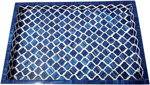 Bandeja de servicio con incrustaciones de hueso floral de lujo de alta calidad hecha a mano por Crafts Galore Made by HF CRAFTS a precio mayorista - Product Image 2