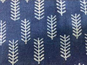 Juego de servilletas reutilizables con estampado de algodón azul índigo personalizado, lote al por mayor, diseño de impresión a mano, mezcla y combinación para uso doméstico, bodas - Product Image 5