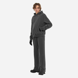 Sudadera con Capucha Personalizada para Hombre, Unisex, 100% Algodón, 280 g/m², Estilo Vintage, Lavado Ácido, Corte Recto - Product Image 6