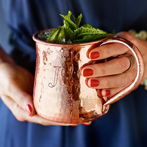 Hammered Pure Copper <b>Tumblers</b> for <b>Drinking</b> - Ayurveda Health Pure Copper Beer Mug - Product Image 1