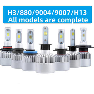 Nuevo S2 H7 Auto LED faro bombilla 8000LM H1 H4 H8 H9 H11 9005 12-24V 72W aluminio blanco HYUGA - Product Image 2