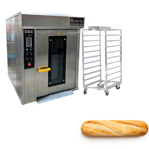 Good Quality <b>8</b> Trays Rotary Oven Bakery Oven Altuntop Trolley Iso Certificate Rotary Oven for Bakery Vietnam Factory - Product Image 1