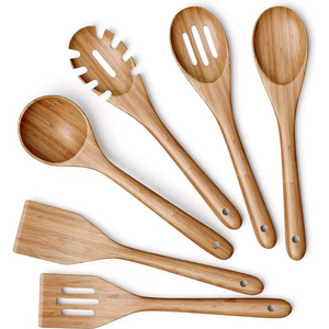 ช้อนไม้ธรรมชาติเป็นมิตรกับสิ่งแวดล้อมเครื่องใช้ในครัวกำหนดโลโก้เองได้ - Product Image 3