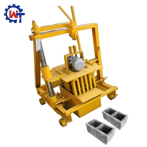 Máquina móvil de hormigón para pequeñas empresas, máquina para hacer bloques, maquinaria de fabricación de ladrillos, 2 uds., 2 uds. - Product Image 1