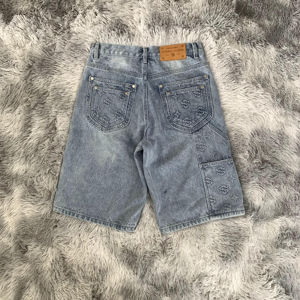 OEM Custom Logo High Quality Wholesale sorts Loose Baggy Denim Short <b>Jeans</b> Shorts for <b>Men</b> high quality customized <b>men</b> shorts - Product Image 6