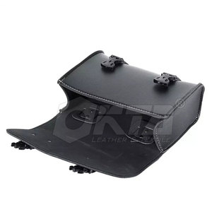 Bajo MOQ Diseña tus propias bolsas de sillín de cuero Último estilo Material duradero Bolsas de sillín de cuero - Product Image 3