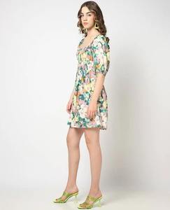 Robe décontractée élégante en coton indien fait à la main pour les femmes pour les fêtes et l'été robe de mariée personnalisée personnalisée en vente - Product Image 1