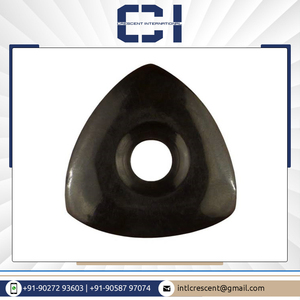 346เบสทรงสามเหลี่ยมแบบหนา4.0มม. กำหนดโลโก้ได้เองรูปเขาควายสีขาวดำ - Product Image 2