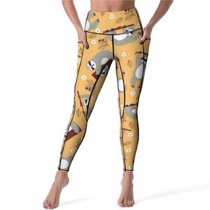 OEM Poliéster Nylon Venta caliente Fitness Yoga Wear Sublimación Legging, Personalizado Deportes Legging Calidad superior OEM Legging - Product Image 2