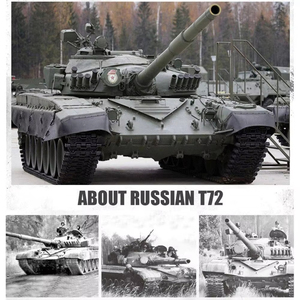 Char d'Assaut <span class=keywords><strong>RC</strong></span> Henglong Tout en Métal 1:16 T-72 Russe 3939 avec Système de Combat Infrarouge Portée de 100m+ pour Adultes et Enfants - Product Image 6