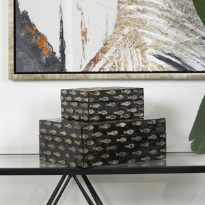 Wholesale Modern Mother of Pearl Shell <b>Decorative</b> <b>Boxes</b> for Home Decor Cosmetic <b>Storage</b> Box Made in Vietnam - Product Image 5