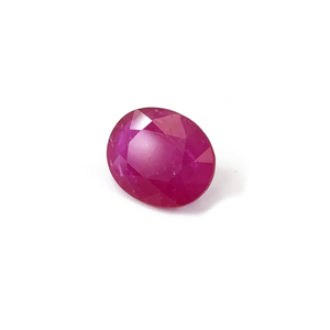 Rubí de Mozambique Natural Sin Tratar de 11.81 ct, Corte Cojín/Ovalado, Gema Suelta Roja/Rosa, Pulido con Calor, Tratamientos con Diamantes/Vidrio de Laboratorio - Product Image 2