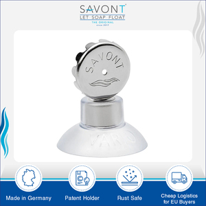 Meilleure offre sur les disques ou le plat de savon rond en acier inoxydable de 24mm pour porte-savon magnétique du grossiste authentique à prix minimal - Product Image 2