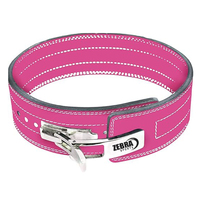 Cinturón de Levantamiento de Pesas de Cuero Vacuno Personalizado, Antideslizante, Unisex, para Powerlifting, Grosor de 13 mm, Nuevo Diseño ZEBRA, Venta al Por Mayor