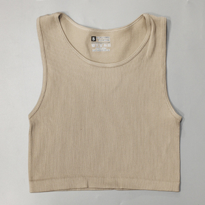 OEM Custom Girls Crop Tank <b>Top</b> Women's New Style Yoga Tank <b>Top's</b> Custom Fitness Solid Seamless Tank <b>Top</b> - Product Image 6