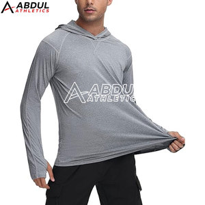 Slim Fit <b>Mens</b> Gym Fitness <b>Hoodies</b> Comfortable Breathable Material Designed <b>For</b> High Performance Training - Product Image 3