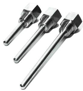 Stainless steel well for 6-inch immersion sensor with 1/2 NPT internal thread and 1/2 NPT external thread - Product Image 3