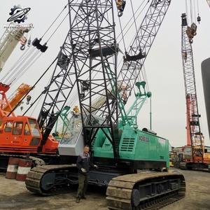 รถเครนไฮดรอลิกแบบตีนตะขาบ Kobelco7050 มือสอง ขนาด 50 ตัน บูมแบบ Lattice สูงสุด 51.8 เมตร แบรนด์ญี่ปุ่นแท้ ชั่วโมงการทำงานต่ำ ได้รับการรับรองมาตรฐาน CE - Product Image 2