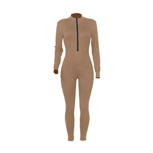 Printemps été une pièce Yoga entraînement respirant séchage rapide dos creux femmes combinaison Fitness course combishort - Product Image 2