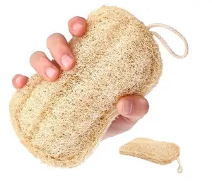 Bleach-Free Loofah Sponge / Non - Toxic and Environmentally Friendly/ Alternative To Synthetic Bath Sponges