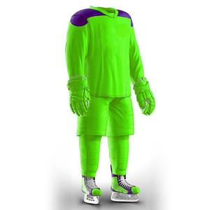 Uniforme de hockey sur glace pour hommes à prix ajustable, anti-rides, qualité supérieure, léger, entièrement personnalisable - Product Image 2