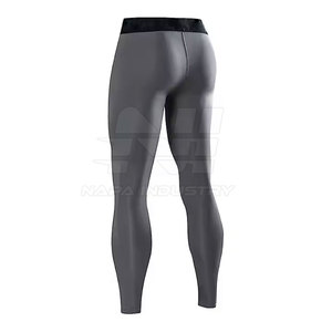 Fabrication professionnelle de leggings pour hommes, meilleure qualité, taille élastique, respirant, dernier design - Product Image 2