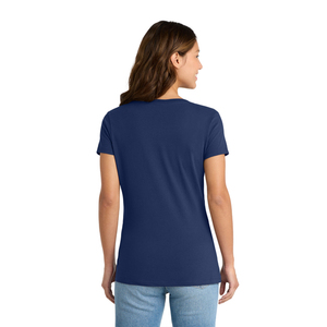 T-shirt léger à col en V élégant pour femmes, personnalisation de la marque disponible, usine de vêtements OEM/ODM - Product Image 6