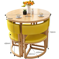 Meubles de Maison - Ensembles de Table à Manger de Style Moderne en Bois et Chaises du Vietnam Prêts à l'Exportation