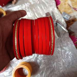 Disponible listo docena de brazaletes Rajasthani colores personalizados traje tradicional de mujer brazaletes a juego precios de gran oferta perla diamante - Product Image 2