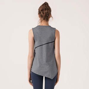 Ladies Vest Sun Faded Ribbed Women Tank <b>Top</b> Buy Wholesale Customizable Summer Casual Slim Fit <b>Sleeveless</b> Crop <b>Tops</b> - Product Image 2