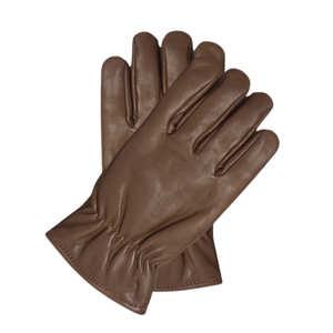 Gants de conducteur en cuir de mouton marron doux et durables avec doublure polaire Gants de travail de sécurité d'hiver Casual Ready Confortable - Product Image 3