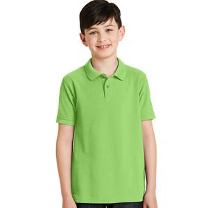 Alta calidad botón abajo Jersey Polo Unisex niño personalizado Logo manga corta uniforme escolar Golf camisa suministro al por mayor - Product Image 1