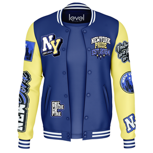 Fabricant personnalisé veste de baseball en cuir pour hommes avec broderie en laine chenille veste Letterman veste universitaire personnalisée - Product Image 1