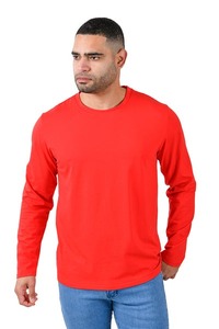 OEM Crew Neck Heavy Cotton <b>TShirt</b> Blank Drop Shoulder Plain Oversized <b>Long</b> Sleeve T Shirt for Men - Product Image 5