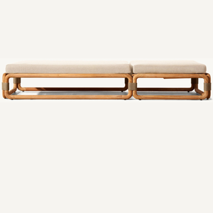 Chaise longue pour se détendre en extérieur, style moderne pour la plage, la terrasse, la maison ou l'hôtel en extérieur - Product Image 3