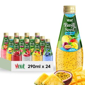 Boisson vietnamienne en bouteille de verre de 290 ml, originale, pour purée de raisin, jus frais pressé, boîte personnalisable, usine - Product Image 1