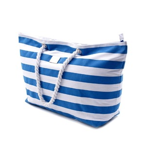 Large Capacity Bohemian Style <b>Canvas</b> Tote <b>Handbag</b> for Ladies Striped Shoulder Bag Embroidery Crossbody Women's Messenger Bag - Product Image 1