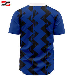 Maillot de baseball durable à boutons complets avec des propriétés de résistance à la sueur en tissu hautement extensible et une option de logo brodé pour les joueurs - Product Image 2