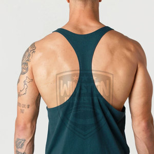 Nouveauté 2024 2025 – Débardeurs de sport pour hommes en coton respirant et fibre de bambou, style urbain, service OEM disponible pour la vente en gros - Product Image 6