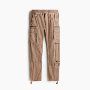 Pantalones cargo de sarga con estilo duradero para hombre, cintura alta, ajuste regular, cómodo, uso diario, hecho en Bangladesh - Product Image 2