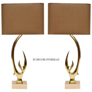 Haute demande plaqué or de qualité supérieure en métal Unique Designer Stand Table et lampadaire Accents décoratifs pour la maison de luxe - Product Image 5