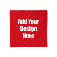 Pañuelo para la Cabeza de Algodón de Alta Calidad con Logotipo Personalizado, Estilo Hip Hop, Multifuncional para Exteriores, 22x22 Pulgadas