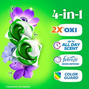 Prix bas du marché pour les capsules de lessive Gain Flings 3 en 1 HE, parfum Moonlight-Breeze, 112 unités disponibles - Product Image 3